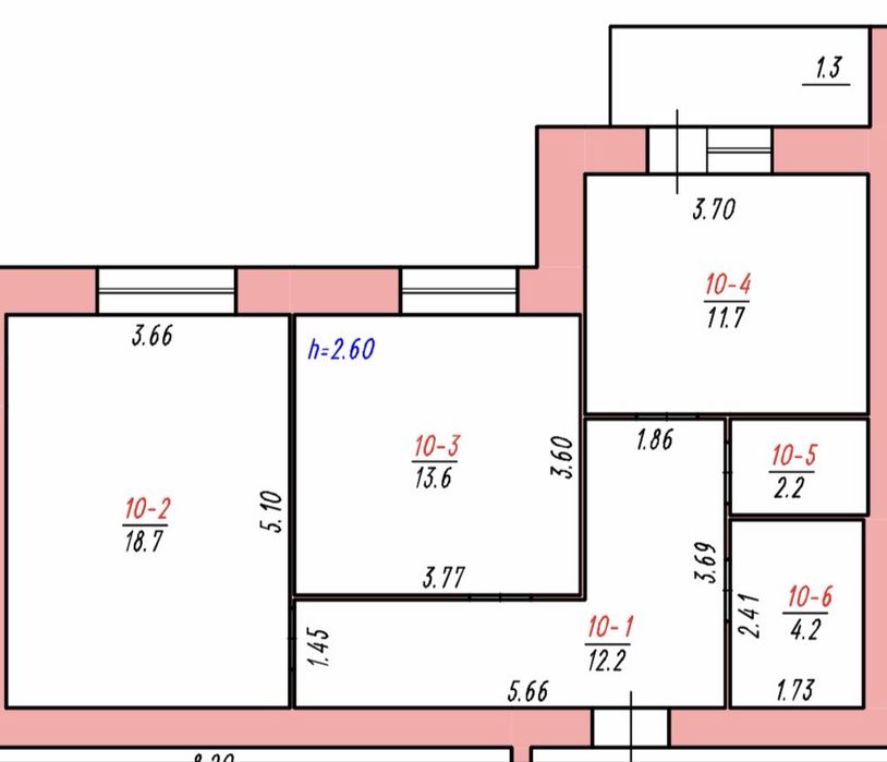 Квартира на вул. Кушнірука, 17 в Хмельницькому, ID 349007, фото №2