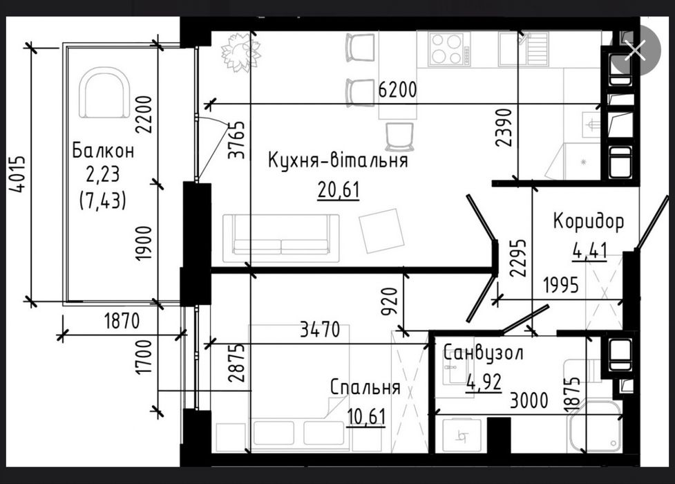 Квартира на ЖК «Soul Park” в Львів, ID 349140, фото №3