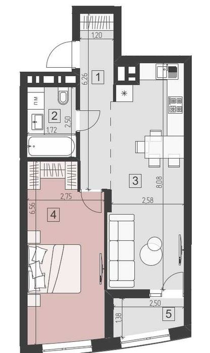 Квартира на вул. Кульпарківська, 93 в Львові, ID 350384, фото №5