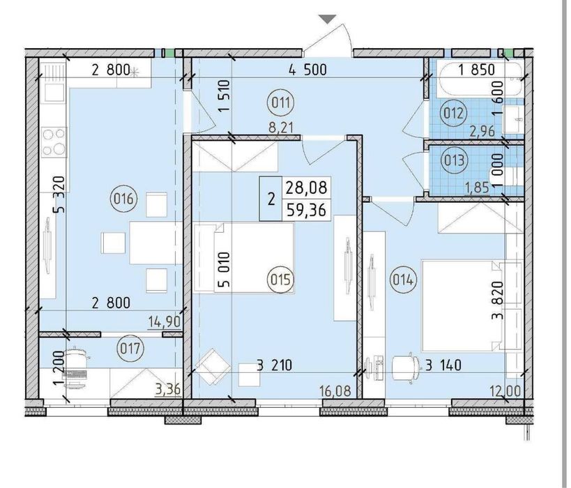 Квартира на вул. Михайла Максимовича, 24-К в Київ, ID 349523, фото №1