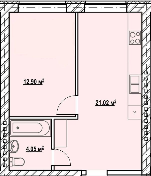 Квартира на ЖК Comfort Hall в Києві, ID 353241, фото №14