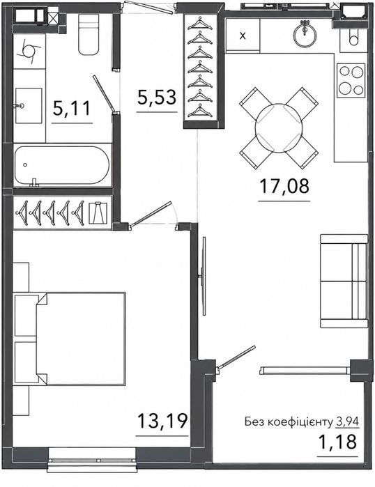 Квартира на вул. Героїв Крут в Львів, ID 350229, фото №3