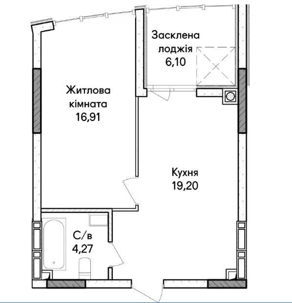 Квартира на Ірпінь в Києві, ID 350627, фото №8