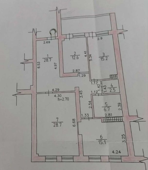 Квартира на вул. Донцова в Київ, ID 350767, фото №2