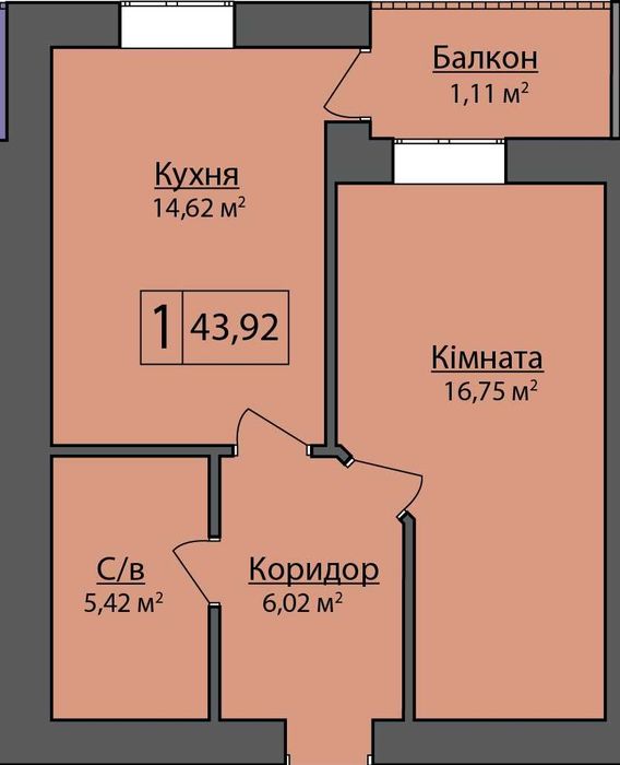 Квартира на ЖК Grand Липини в Луцьку, ID 350798, фото №7