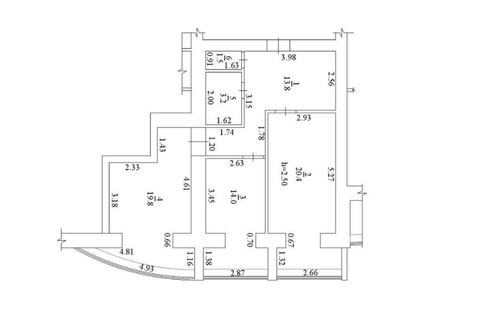 Квартира на просп. Незалежності, 74 в Київ, ID 351119, фото №2