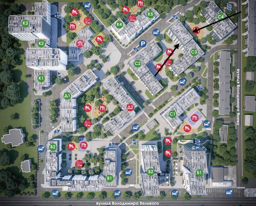 Квартира на ЖК Америка в Львів, ID 351190, фото №3