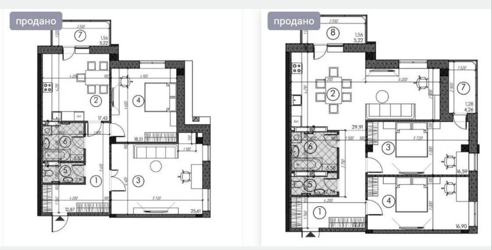 Квартира на ЖК «Савана сіті» в Києві, ID 351436, фото №10