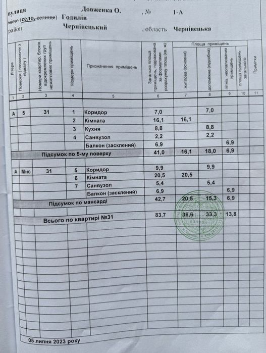 Квартира на ЖБК Престижний в Чернівцях, ID 351500, фото №18