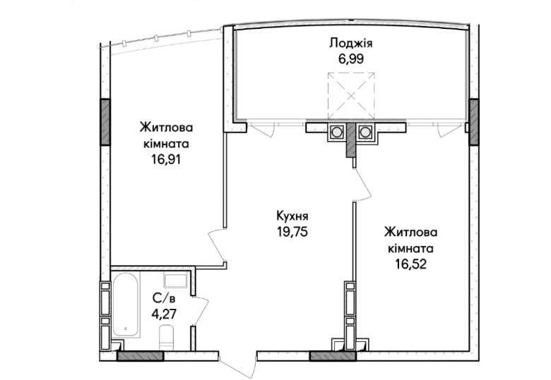 Квартира на вул. Синергія Сіті, 39 в Київ, ID 351893, фото №5