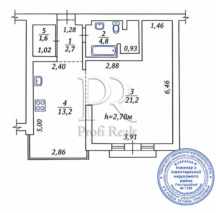 Квартира на вул. Метрологічна в Києві, ID 352178, фото №16