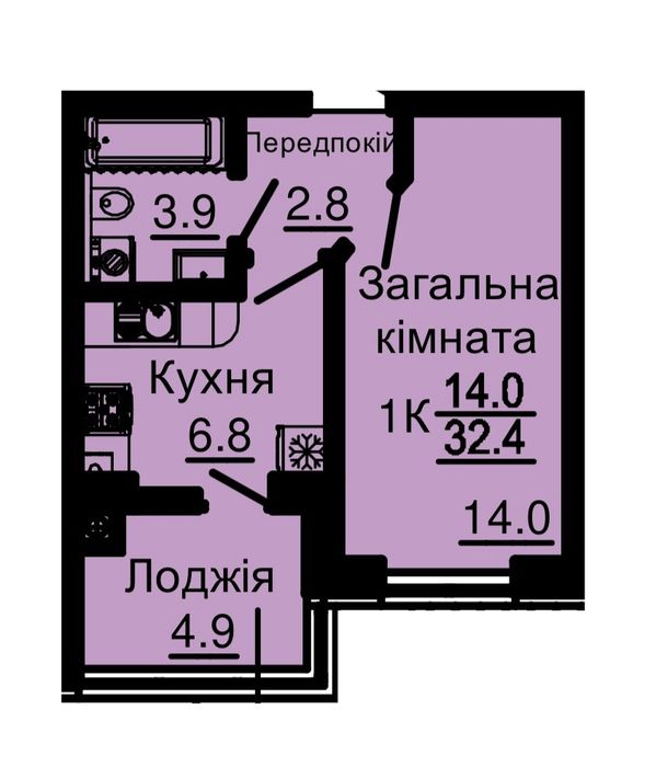 Квартира на ЖК «Львівський Затишок» в Київ, ID 352162, фото №3
