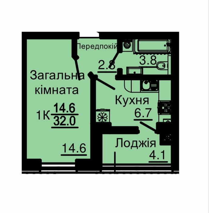 Квартира на ЖК «Львівський Затишок» в Київ, ID 352162, фото №4