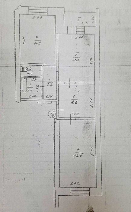 Квартира на вул. Красносільського, 23а в Чернігові, ID 352269, фото №24