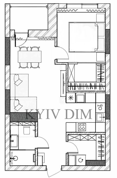 Квартира на вул. Січових Стрільців, 44-А в Києві, ID 354017, фото №3