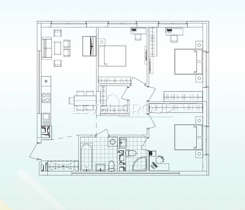 Квартира на вул. Івана Виговського в Києві, ID 352785, фото №14