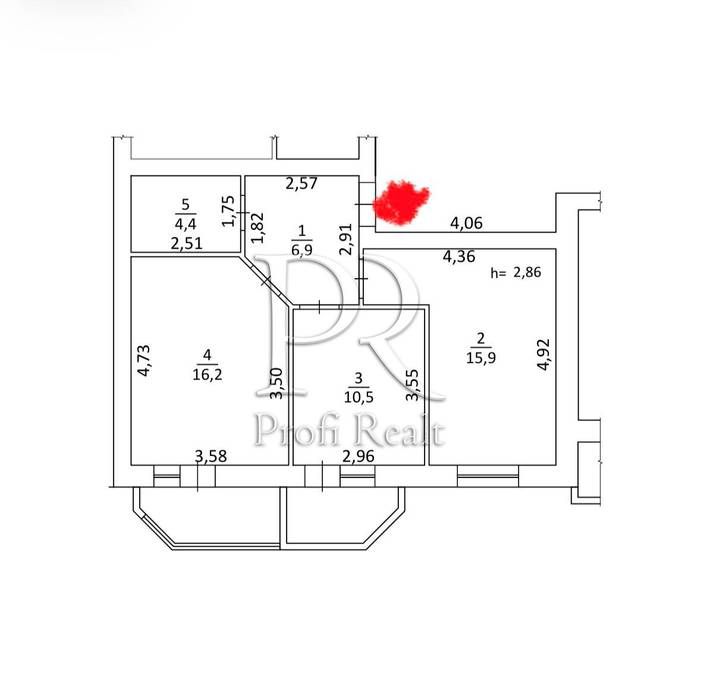 Квартира на вул. Сімейна, 5 в Києві, ID 352989, фото №21