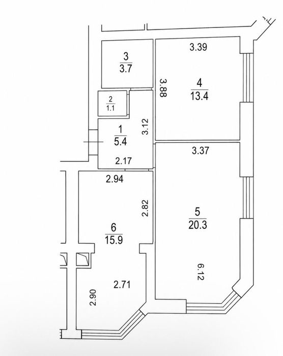Квартира на вул. Мартинова, 6 в Київ, ID 353200, фото №3