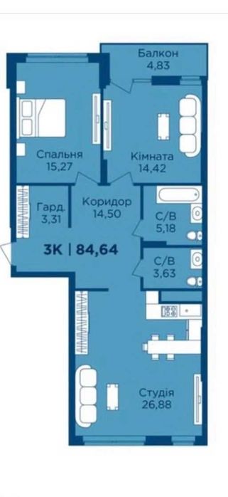 Квартира — Івано-Франківськ в Івано-Франківську, ID 353527, фото №9