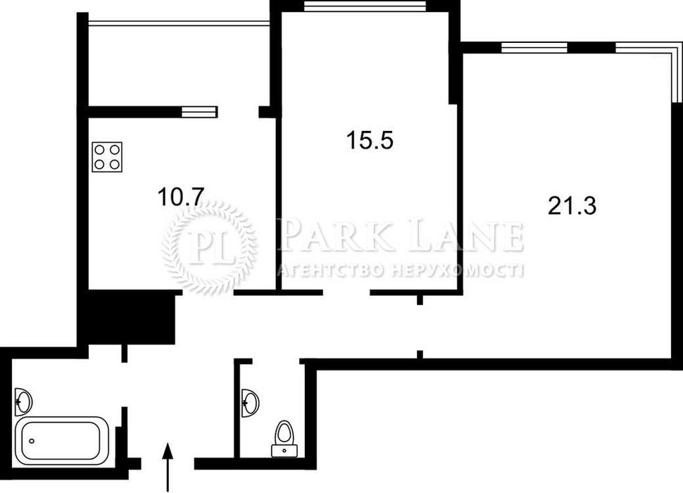 Квартира на вул. Гулака М, 4 в Київ, ID 353653, фото №3
