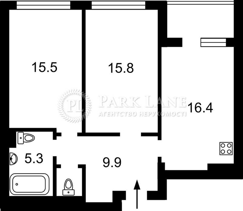 Квартира на Туп. Фортечний, 7в в Києві, ID 353710, фото №7