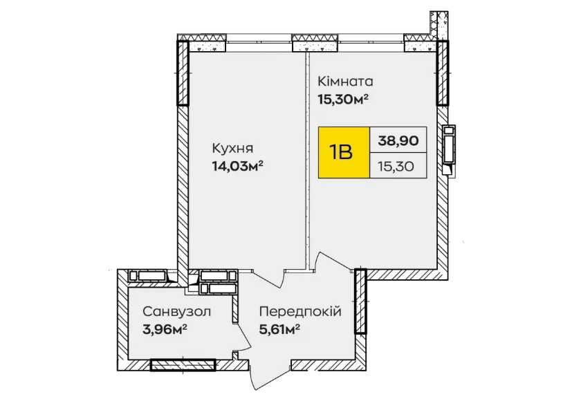 Квартира на вул. Позняківська, 1 в Київ, ID 354152, фото №4