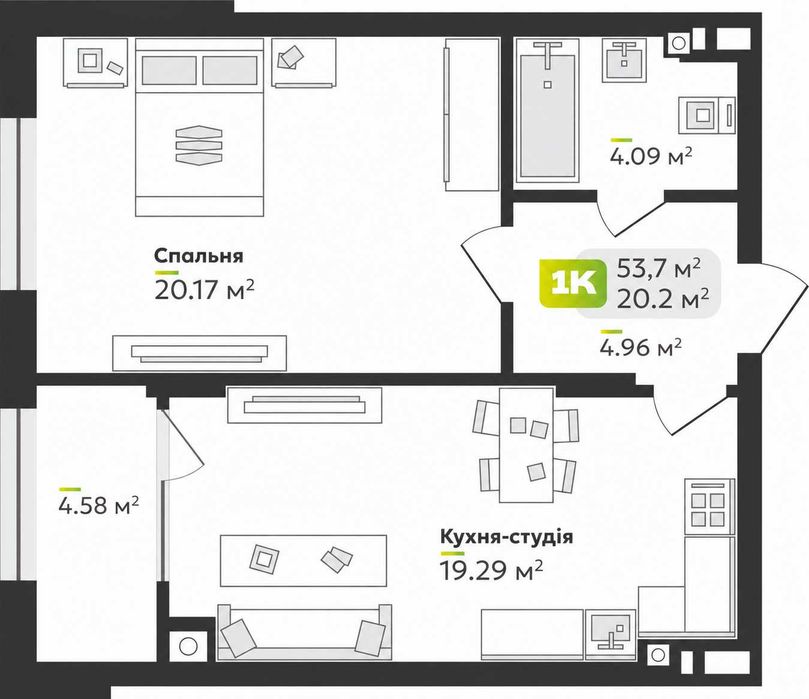 Квартира на вул. Угорська, 12 в Львів, ID 355264, фото №1