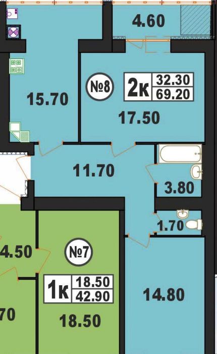 Квартира на ЖК Озерна в Хмельницькому, ID 354381, фото №2