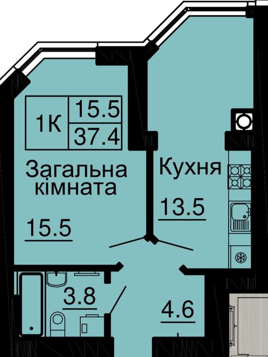 Квартира на ЖК Софія Резиденс в Київ, ID 354877, фото №1
