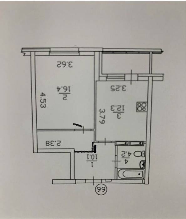 Квартира на вул. Софії Русової в Києві, ID 354908, фото №14