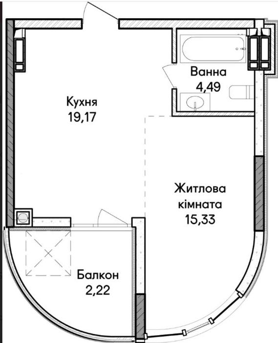 Квартира на ЖК Синергія Сіті в Києві, ID 354917, фото №9