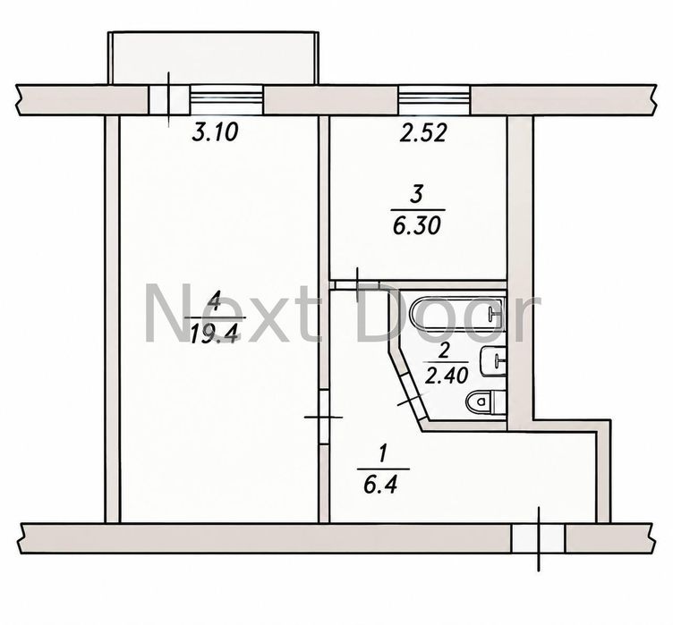 Квартира на вул. Київська, 304 в Київ, ID 355092, фото №3