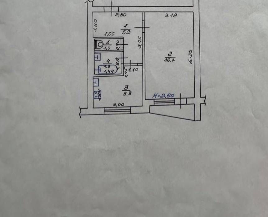 Квартира на вул. Холодногорська, 10 в Харкові, ID 355499, фото №11