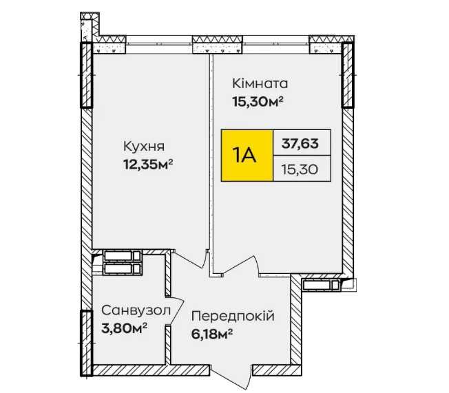 Квартира на ЖК «Синергія Київ» в Києві, ID 355584, фото №7