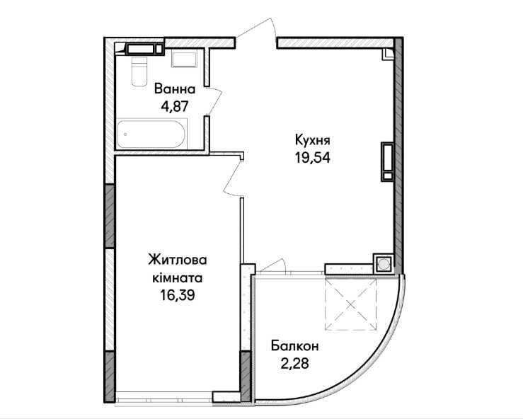 Квартира на Синергія Сіті в Києві, ID 355579, фото №12