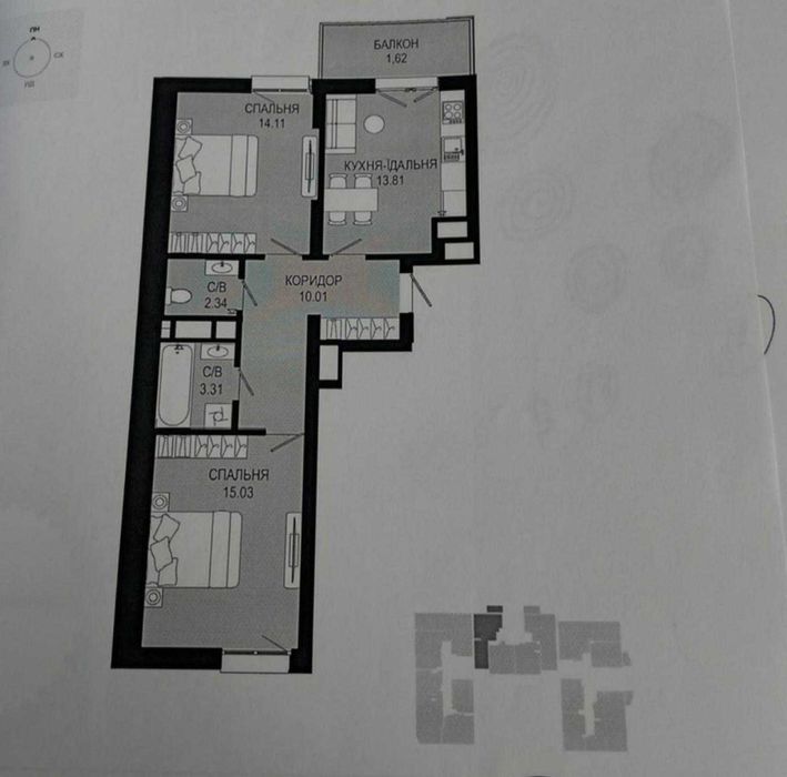Квартира на вул. Щурата, 2В в Львів, ID 357451, фото №3