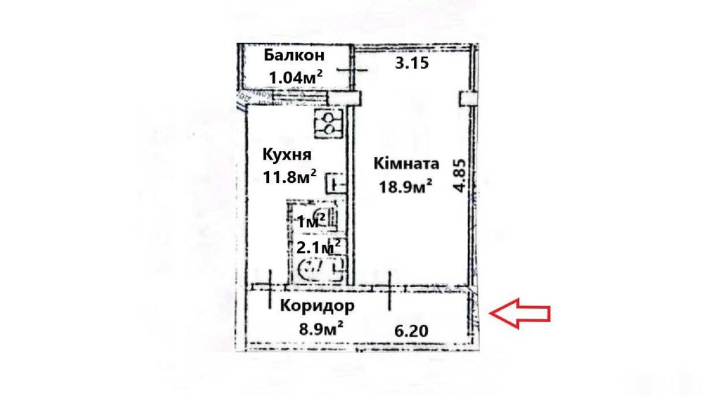Квартира на біля метро Берестейська в Києві, ID 355910, фото №17