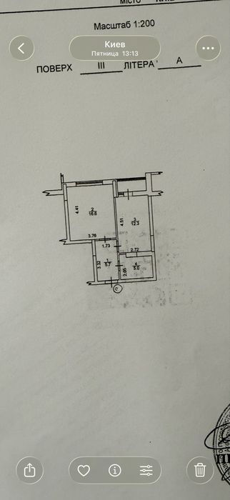 Квартира на вул. Деміївська, 14 в Києві, ID 355940, фото №13