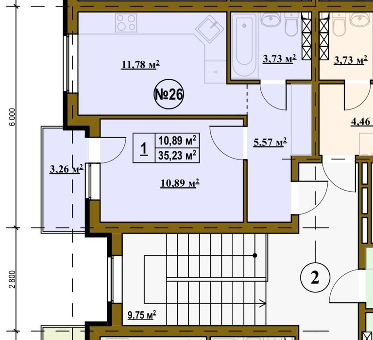 Квартира на Деснянський в Київ, ID 355995, фото №2