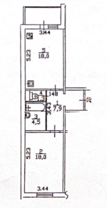 Квартира на вул. Лісківська, 32/51 в Києві, ID 356181, фото №14