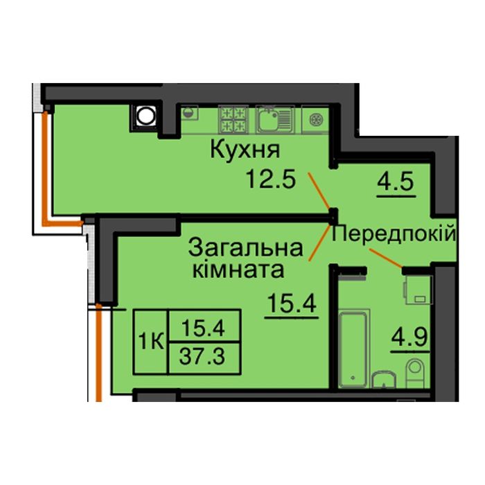 Квартира на ЖК Софія Роял в Київ, ID 356721, фото №5