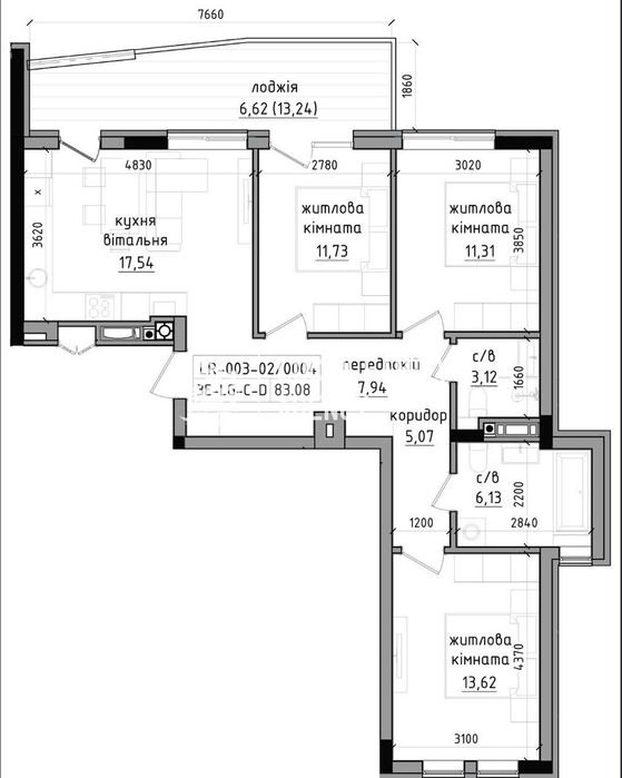 Квартира на вул. В.Гаджеги, 1 в Ужгороді, ID 356661, фото №5