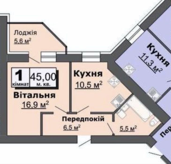 Квартира на просп. Відродження в Луцьку, ID 362848, фото №8