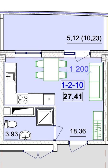 Квартира на ЖК Unity Towers в Одесі, ID 357989, фото №2