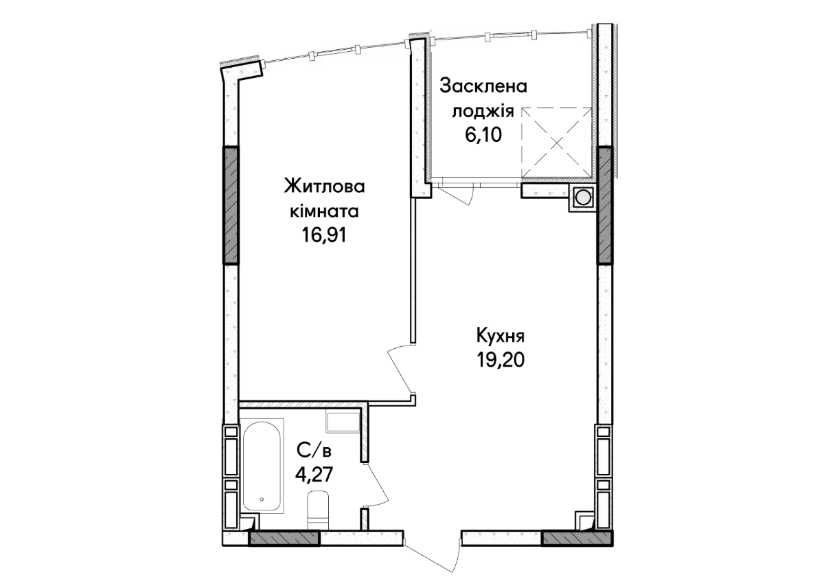 Квартира на Синергія Сіті в Київ, ID 357861, фото №2