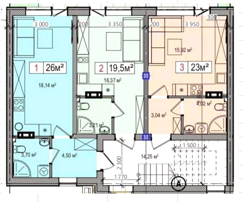 Квартира на Деснянський в Київ, ID 357836, фото №2