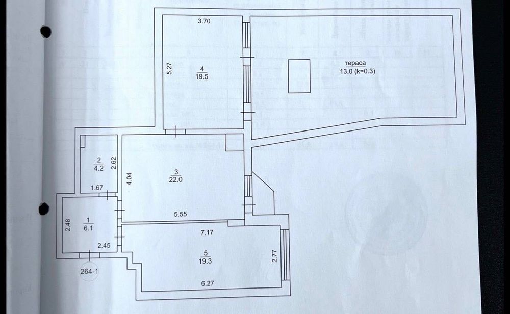 Квартира на вул. Білоруська, 36А в Києві, ID 414817, фото №2