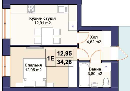 Квартира на Буча в Київ, ID 359795, фото №3
