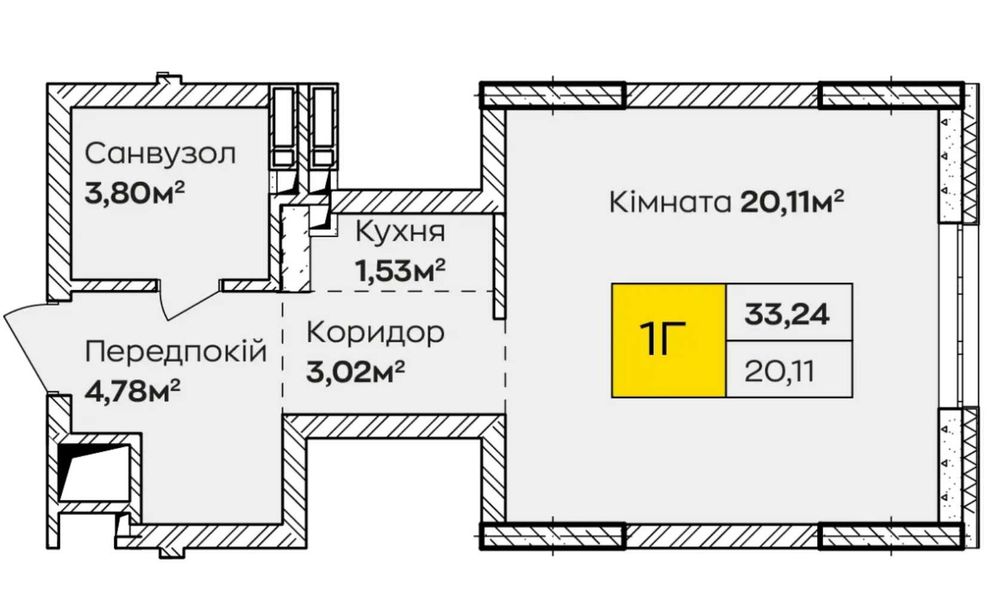 Квартира на Дарницький в Київ, ID 360059, фото №2