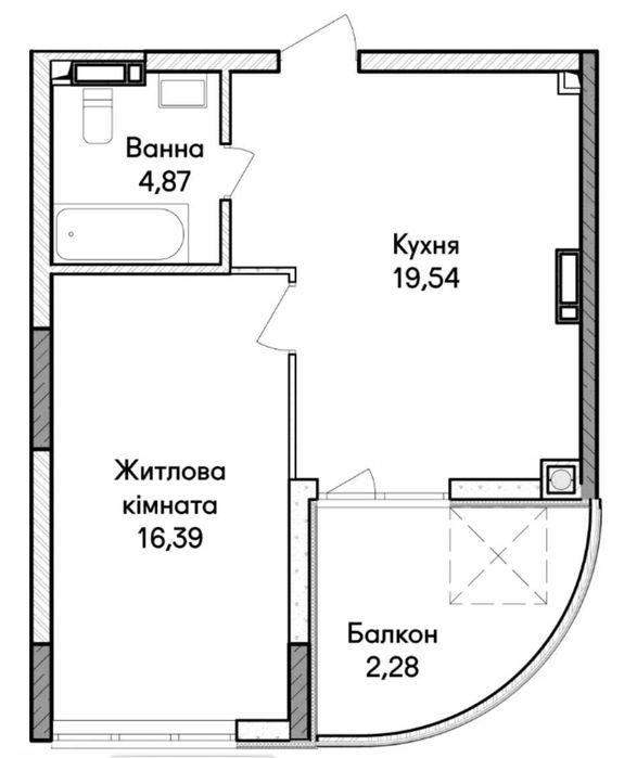 Квартира на ЖК Сінергія Сіті в Київ, ID 360751, фото №2
